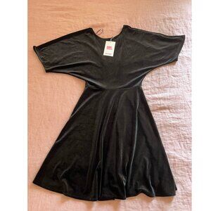 Monki Plunge Back Half-sleeve Dress NWT Size XXS